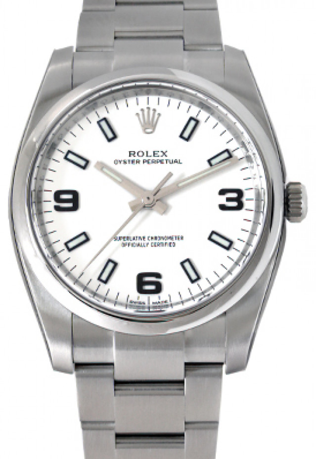Pre-Owned Steel Rolex Air King 114200 Year 2015